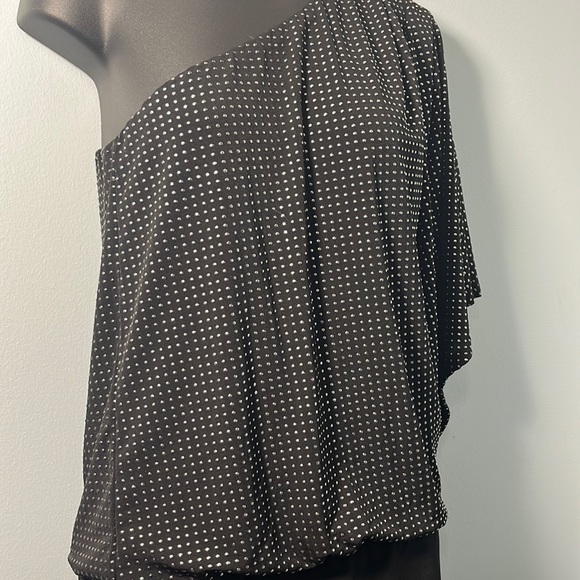 • Speechless One shoulder Mini Dress Black/Silver New With Tags - Picture 2 of 14